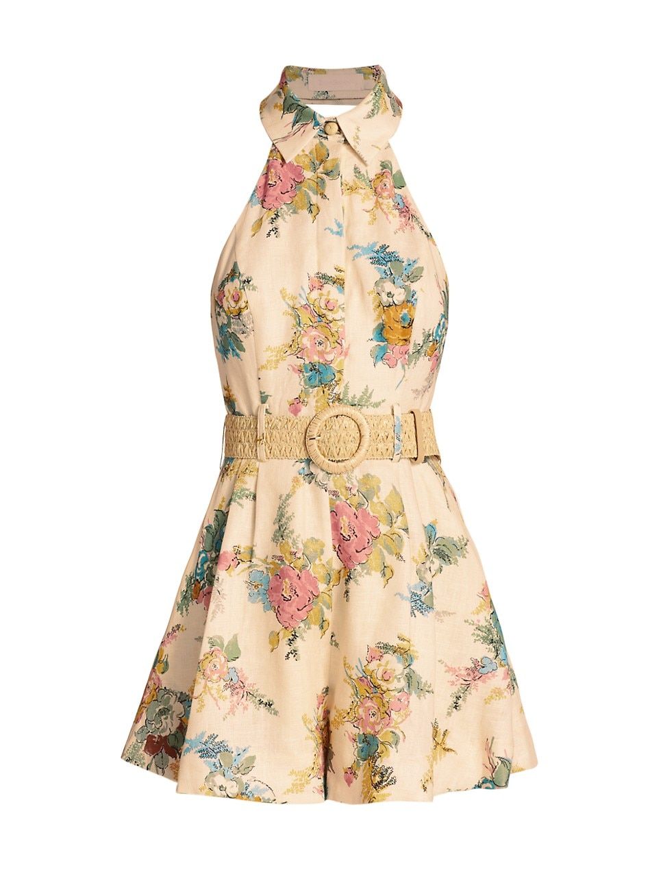 Clover Belted Floral Playsuit | Saks Fifth Avenue