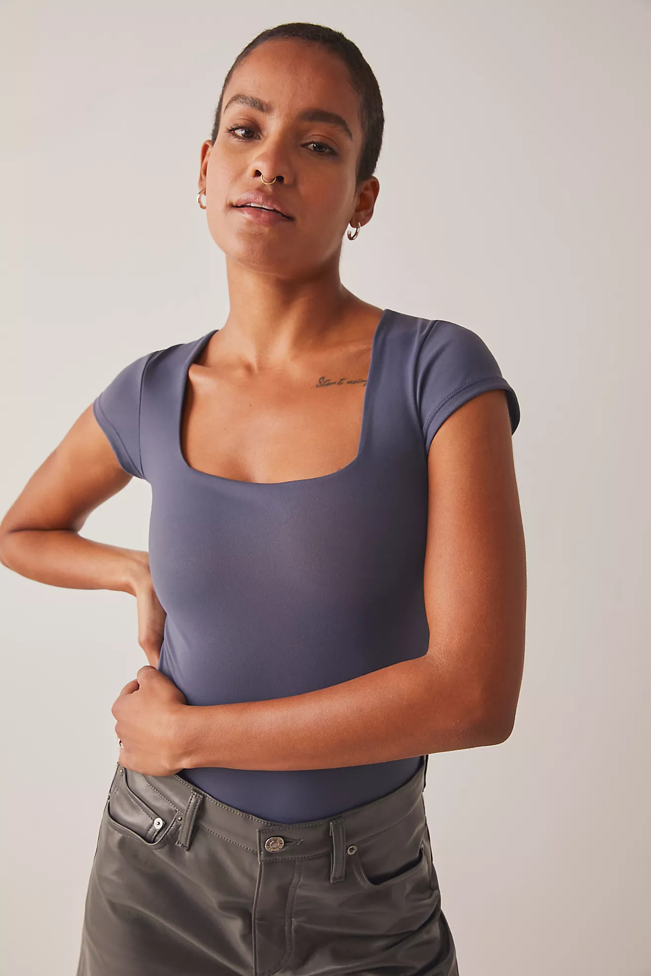 Fair and Square Neck Duo Bodysuit | Free People (Global - UK&FR Excluded)