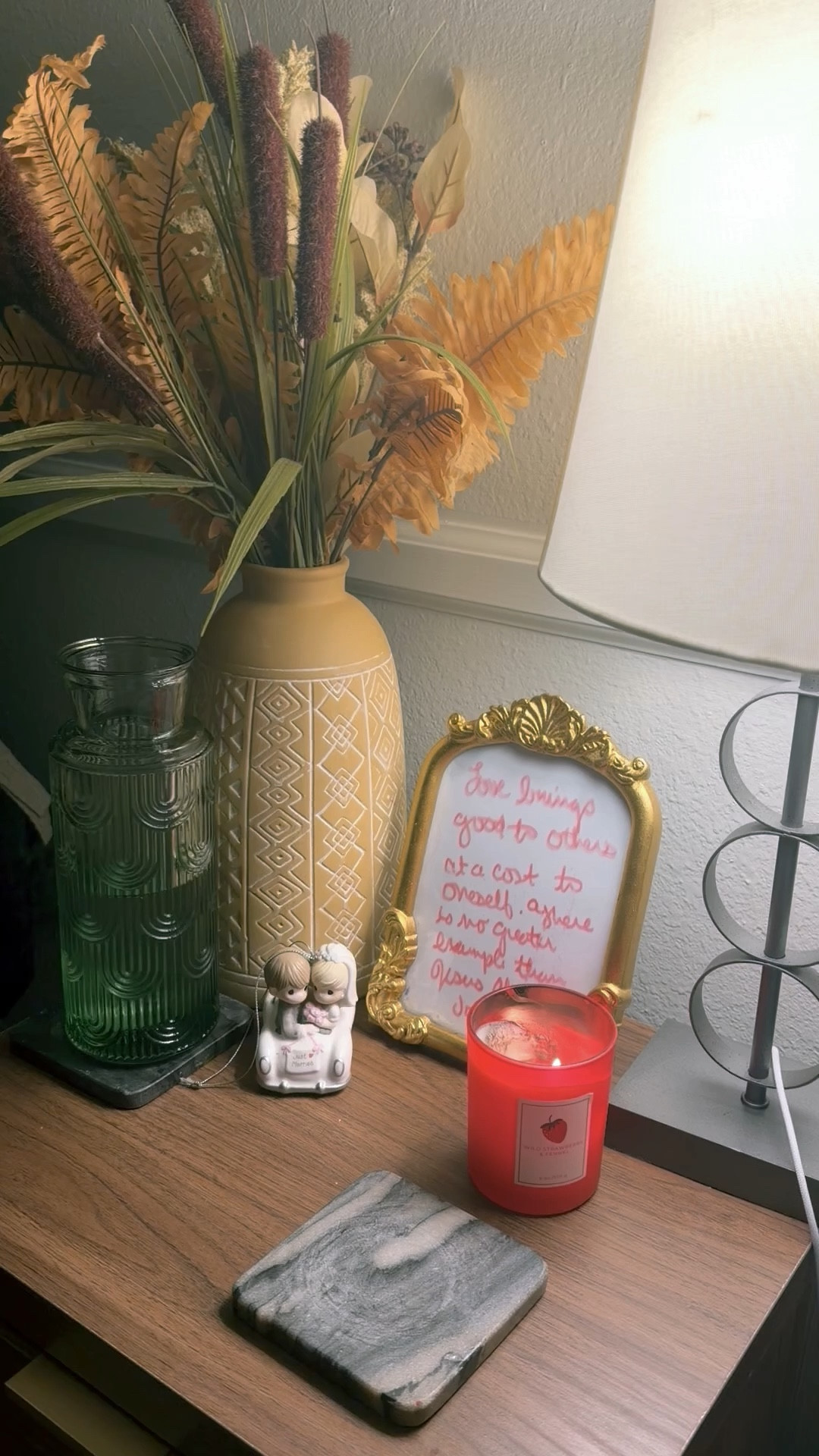 Obsessed with this nightstand water vase. It's exactly what I need! I may not drink enough water in the day, but my body craves water at night and this is a game changer! 😮‍💨👍 only wish I got two, one for work and one for the house. The In between sessions glass would be the perfect tool to help me remember to drink water not just sip it here and there. 

#LTKselfcare #LTKdayinmylife #LTKHome