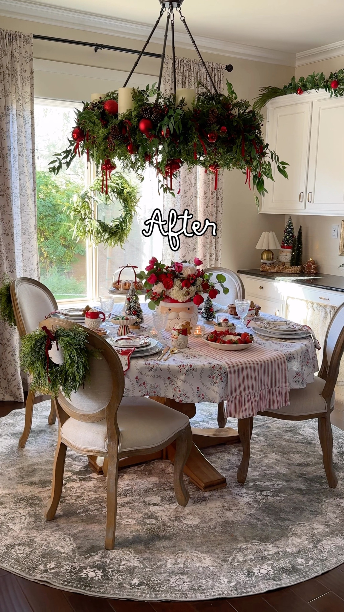 Christmas Brunch table 

Mud Pie Discount code: JOY15
Luminara Discount code: JOYFULDECOR10 

NOTE: Mini wreaths on chairs were bought from Target last year. They have the same ones this year, but different ribbon color. 

Santa, Christmas tablescape, Santa dishes, mini wreaths 

#LTKHoliday #LTKSeasonal #LTKHome