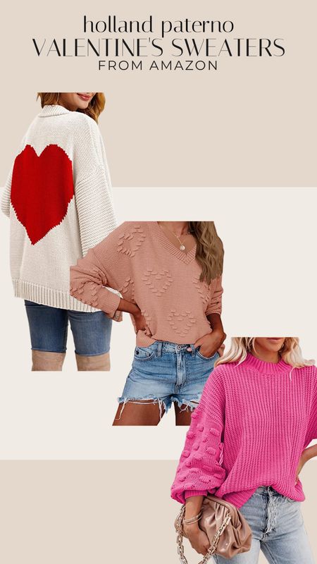 My favorite Valentine’s Day sweaters from Amazon! 

#LTKSeasonal #LTKunder50 #LTKstyletip