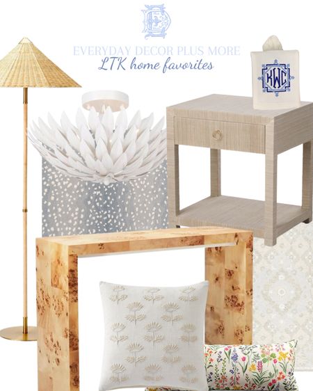 LTK home favorites of May
May best sellers
May most popular 
Grandmillennial home 
Grandmillennial decor
Hand tufted rugs
Micro loop rug
Designer look for less
Rattan floor lamp 
Raffia end table
Raffia nightstand 
Rattan nightstand 
Rattan end table
Burl wood console table
Serena and Lily dupe 
Serena and Lily look for less

#LTKunder100 #LTKhome #LTKstyletip