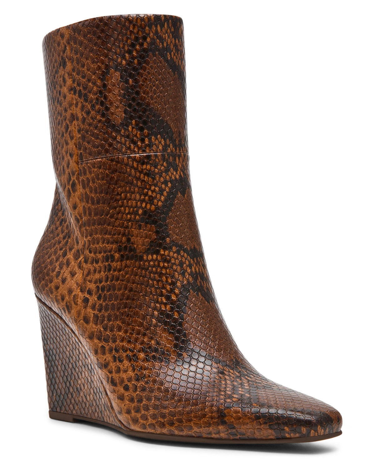 Dv Dolce Vita Women's Naylor Wedge Dress Booties - Exotic Snake | Macy's