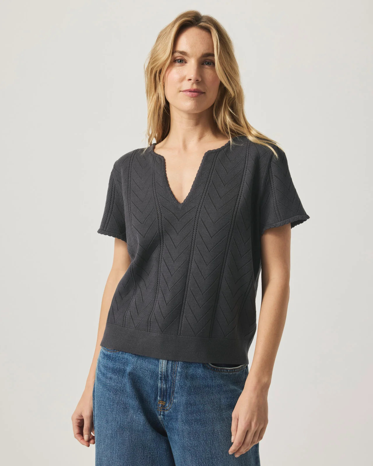 Sabrina Pointelle Sweater | Splendid