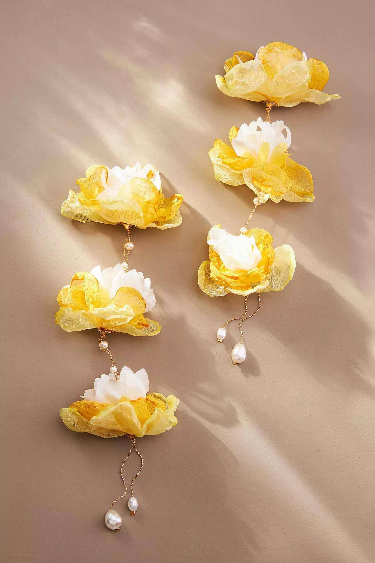 Triple Flower Earrings | Anthropologie (US)