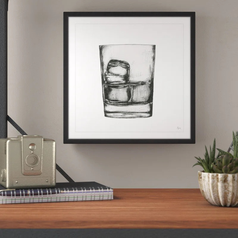 Bourbon On The Rocks by Eyre Tarney - Picture Frame Print | Wayfair North America