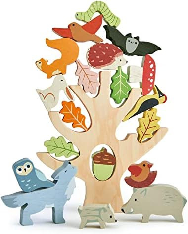 Tender Leaf Toys - Stacking Forest - Wooden Animal Balancing Game for Children and Toddlers - Man... | Amazon (US)