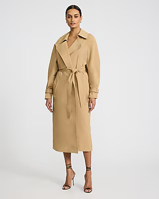 Belted Wrap Trench Coat | Express