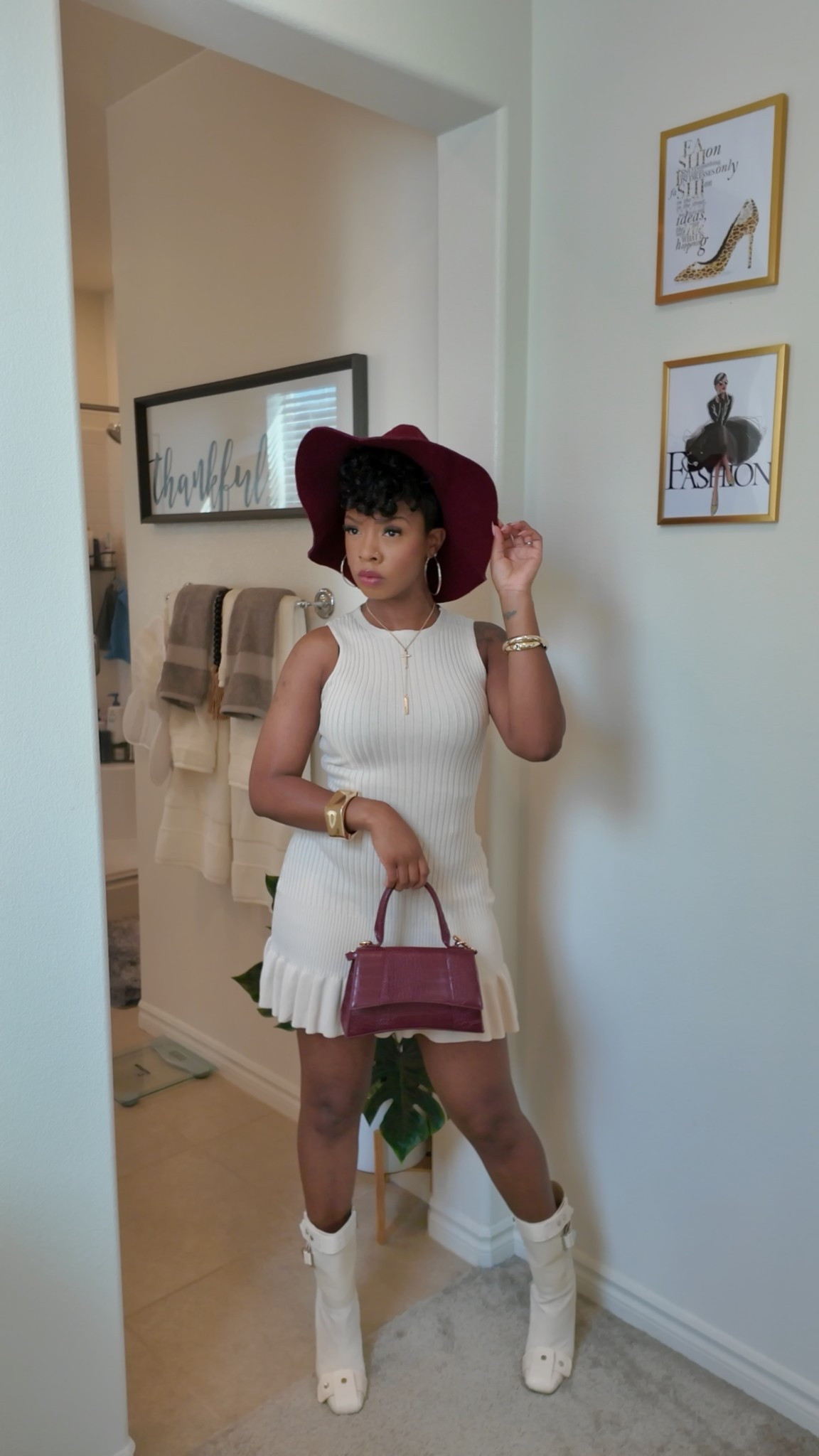 Fall chic unlocked! The burgundy fedora + beige boots just set the tone ✨

#LTKStyleTip #LTKFallSale #LTKBeauty