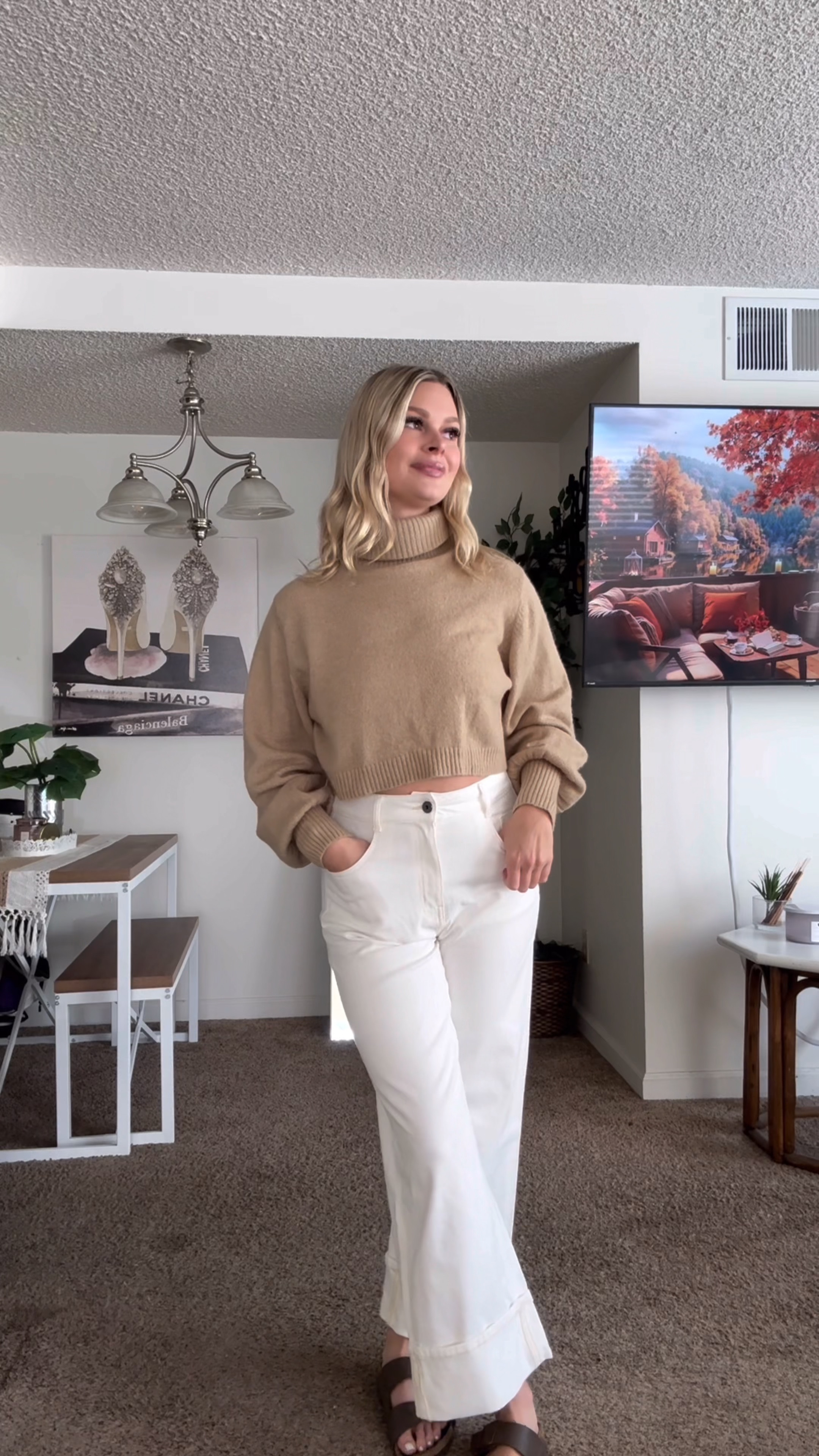 Halara white denim jeans 🤍

#LTKVideo #LTKFindsUnder100 #LTKStyleTip