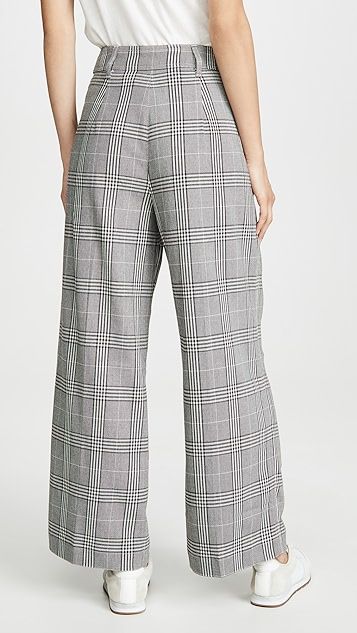 Pleated Wide Leg Crop Pants | Shopbop