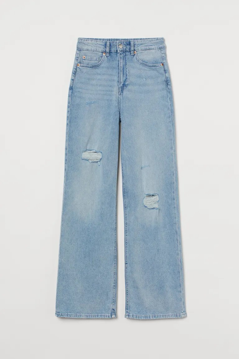 Wide High Jeans | H&M (US + CA)