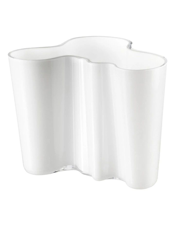 Alvar Aalto 16cm Glass Vase White | Myer