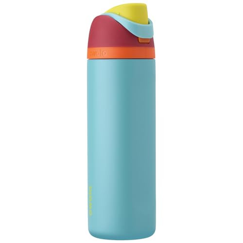 Owala FreeSip Insulated Stainless Steel Water Bottle with Straw, BPA-Free Sports Water Bottle, Great for Travel, 24 Oz, Summer Sweetness | Amazon (US)