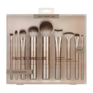 Real Techniques Au Naturale Brush Kit- 9 Piece Set | Boots.com