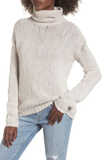 Women's Lovers + Friends Hawken Turtleneck Sweater, Size X-Small - Ivory | Nordstrom