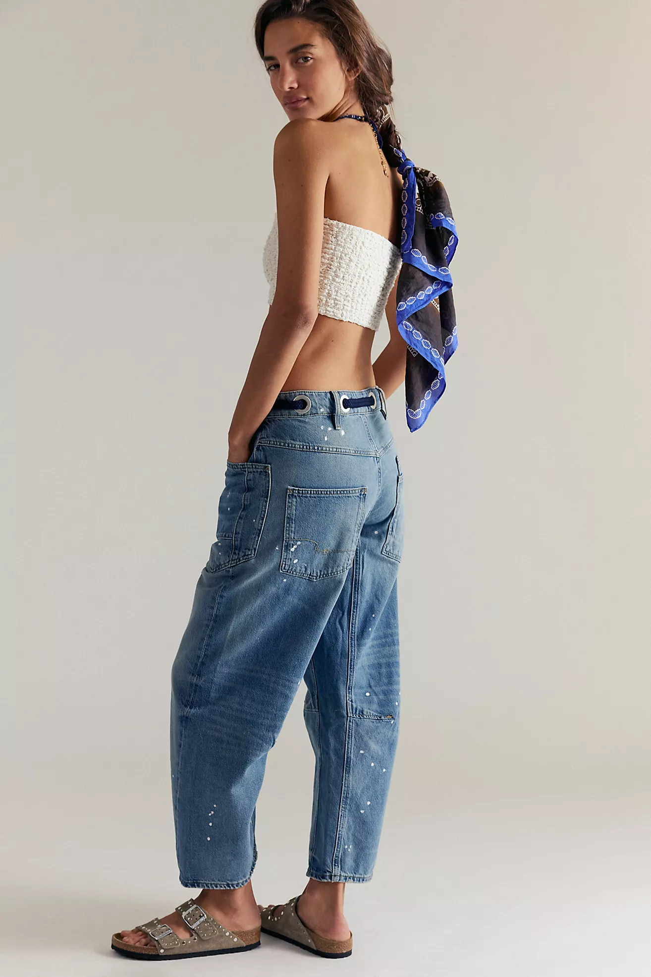 We The Free Moxie Pull-On Barrel Jeans | Free People (Global - UK&FR Excluded)