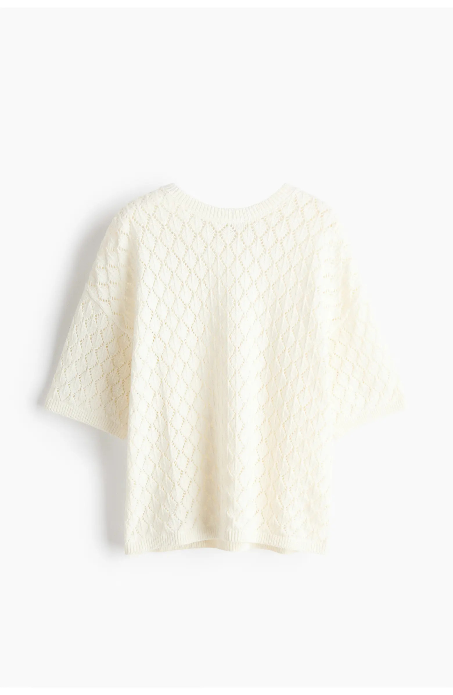 H&M Pointelle-knit Top | Nordstrom | Nordstrom