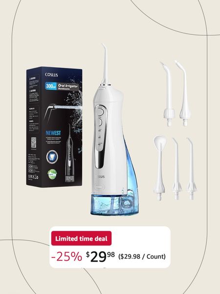 Water flosser deal for the big spring sale on Amazon!

#LTKfindsunder50 #LTKhome #LTKsalealert