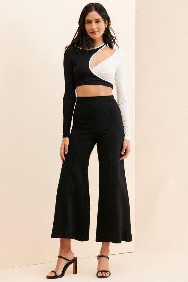 Wide Leg Cropped Pants | Nuuly