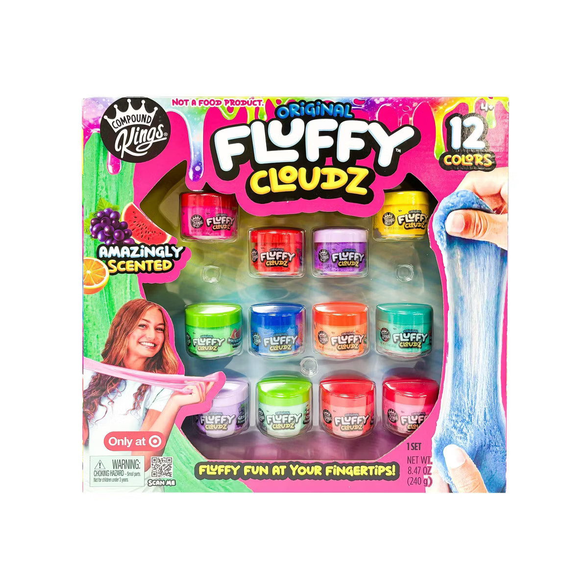 Compound Kings Fluffy Cloudz Box Set - 12pk: Creative Thinking Slimes, 1.6 Net Weight, 12 Pieces | Target