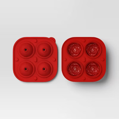 Rose Ice Cube Mold Red - Threshold™ | Target
