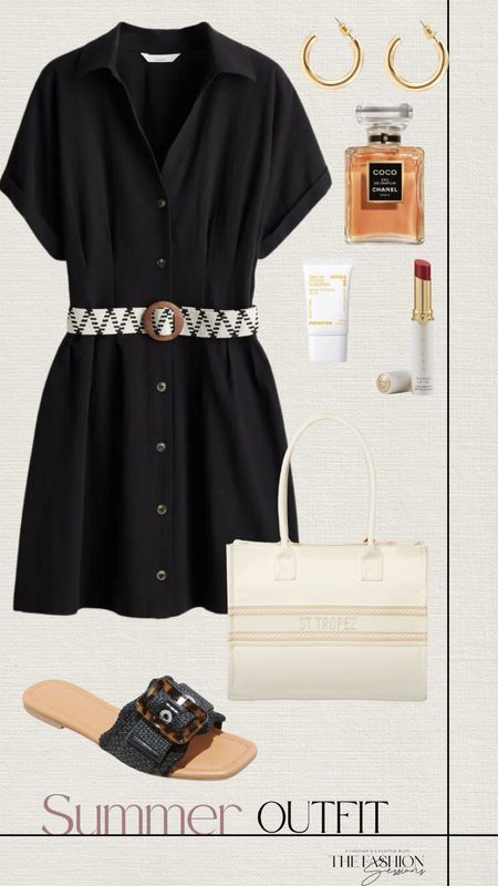 Summer Outfit | Shirt Dress | Casual Outfit | 

#LTKStyleTip #LTKShoeCrush #LTKSeasonal