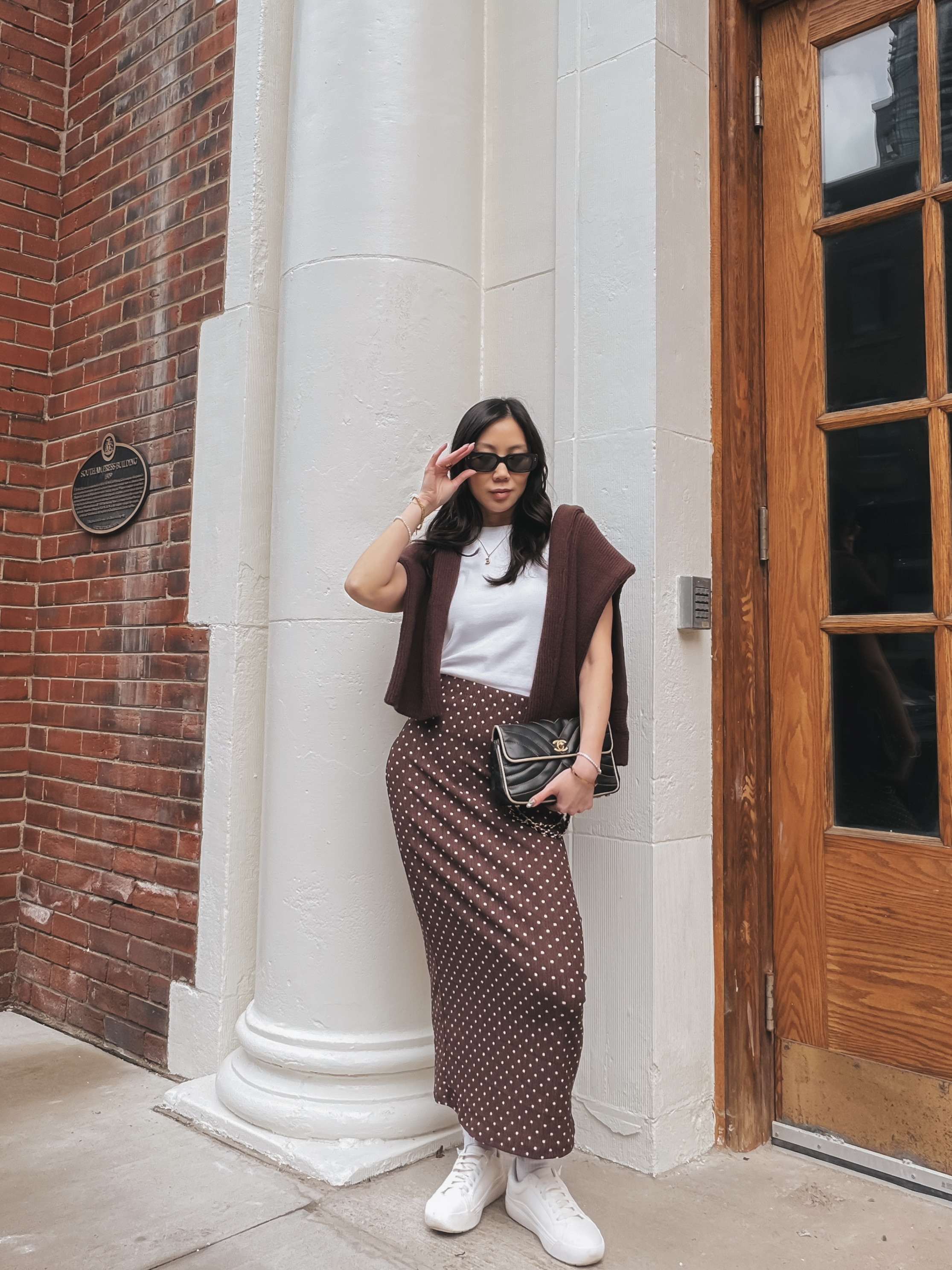  

I Wore Grandma Sneakers With a Maxi Skirt and I'd Do It Again
Dr. Scholl's, a chocolate polka dot maxi and a vintage Chanel bag. Summer outfit formula: unlocked. Comfortable, chic, and apparently very on trend according to TikTok. Full look linked here — zero regrets.

 

#LTKootd #LTKmomlife #LTKselfcare