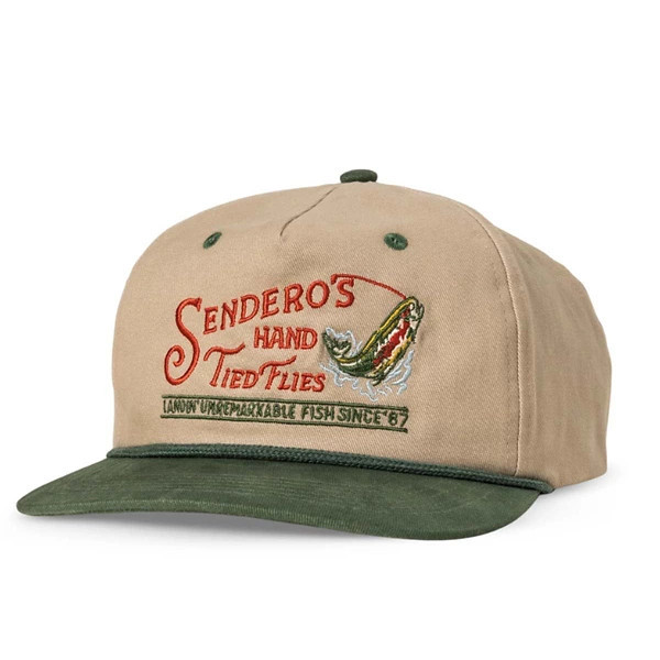 Men's Sendero Provisions Co. Hand Tied Flies Snapback Hat One Size Natural | Scheels