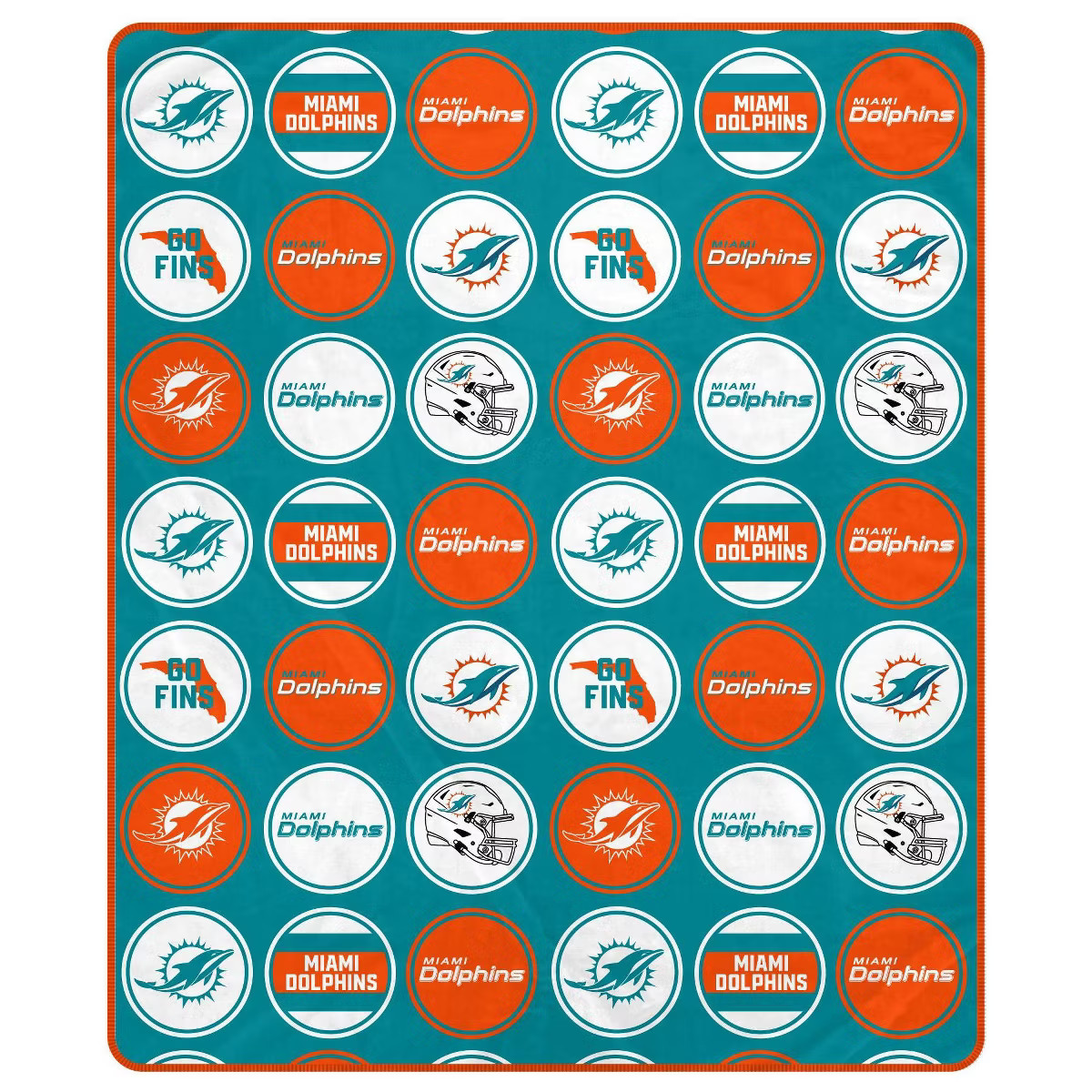 NFL Miami Dolphins 50x60 Holiday Blanket | Target