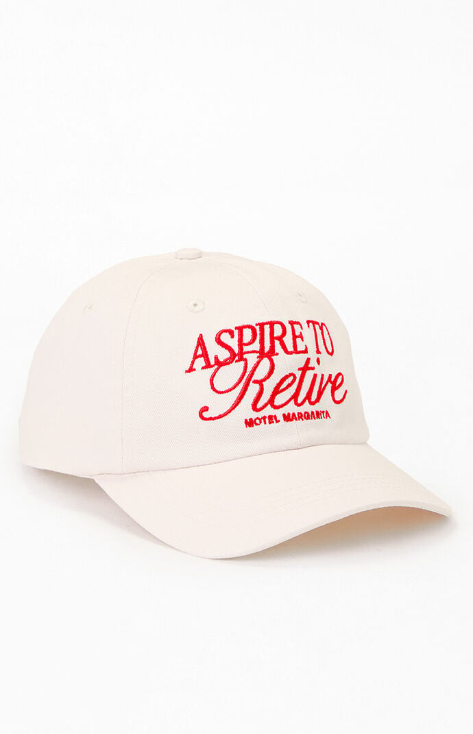 Motel Margarita Aspire To Retire Snapback Hat in Off White | PacSun