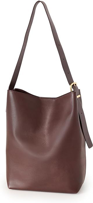 Madewell Women's The Essential Bucket Tote in Leather | Amazon (US)