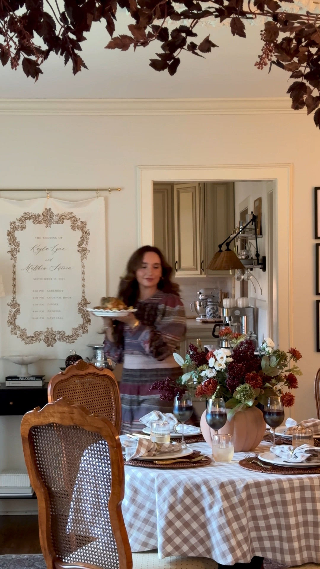 My 2025 Thanksgiving Tablescape full of gorgeous fall tones and textures 🍽️🍷💗

#LTKHoliday #LTKHome #LTKSeasonal