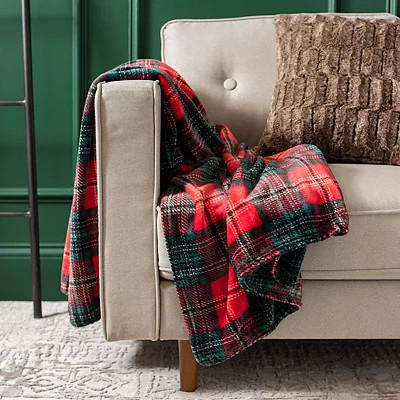 Classic Tartan Plaid Plush Throw | Kirkland's Home