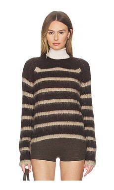 ALLSAINTS Riga Jumper in Bottle Brown & Barley from Revolve.com | Revolve Clothing (Global)
