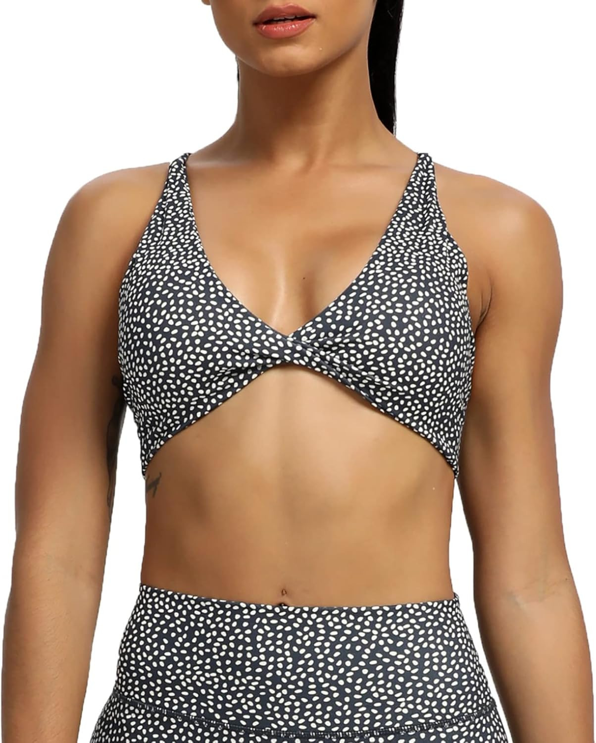 Aoxjox Women's Workout Sports Bras Fitness Backless Padded Sienna Low Impact Bra Yoga Crop Tank T... | Amazon (UK)