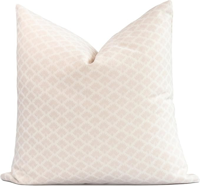 Crumbs Home Coastal Linen Indoor Outdoor Throw Pillow Cover Only, 20"x20" Water Repellent for Pat... | Amazon (US)