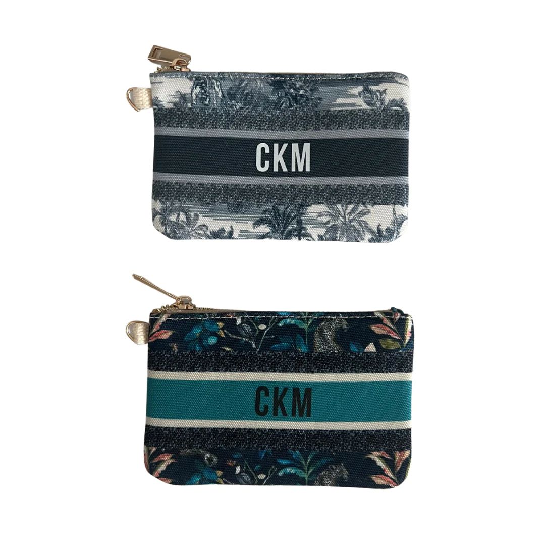 Personalized Credit Card Sized Pouch - 3 Styles Options | Sea Marie Designs
