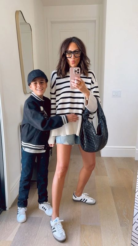 Boys back to school with Lucy’s Whims 🖤📚🖤

Stripped sweater M
Shorts 26 I sized up 

#LTKstyletip #LTKunder50 #LTKBacktoSchool