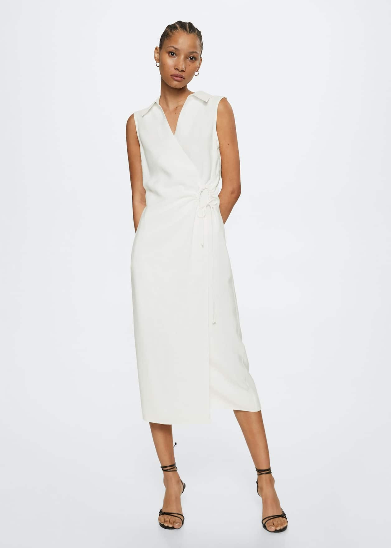 Shirt collar dress | MANGO (US)