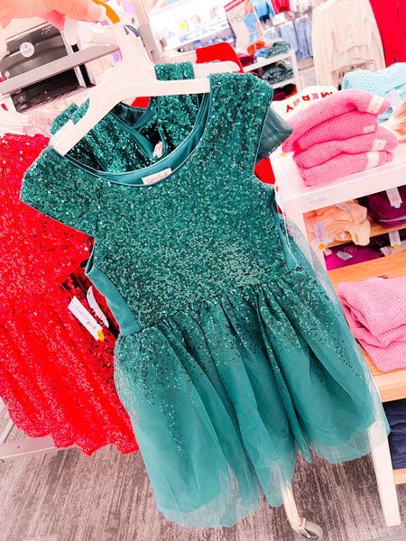 Girls Cat & Jack Sequin Green Tulle Holiday Dress #target #targetstyle #targetkids #targetgirls #holidaydresses #holidayfashion 

#LTKparties #LTKkids #LTKHoliday