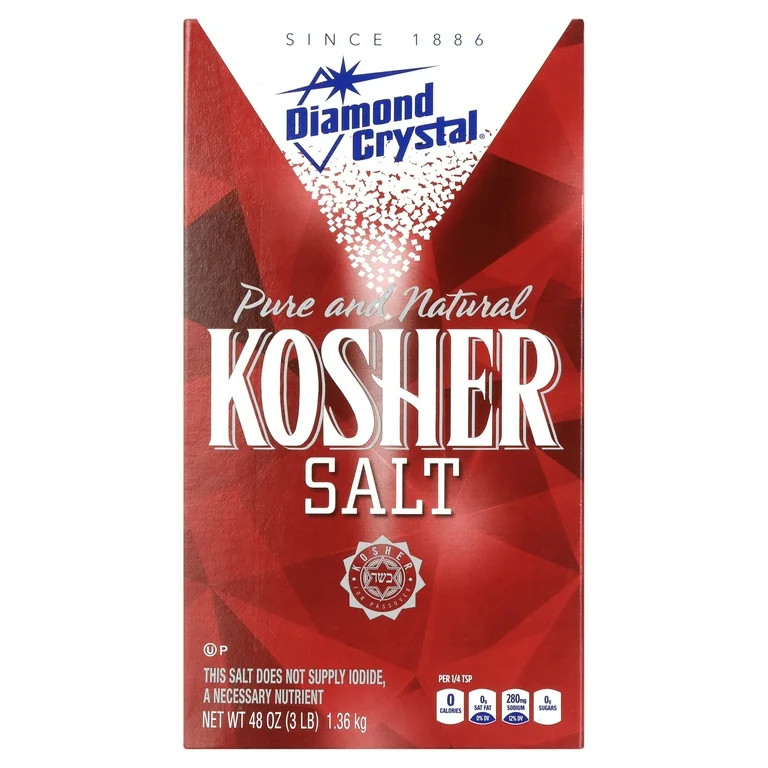 Diamond Crystal Kosher Salt, 3 Pound | Walmart (US)