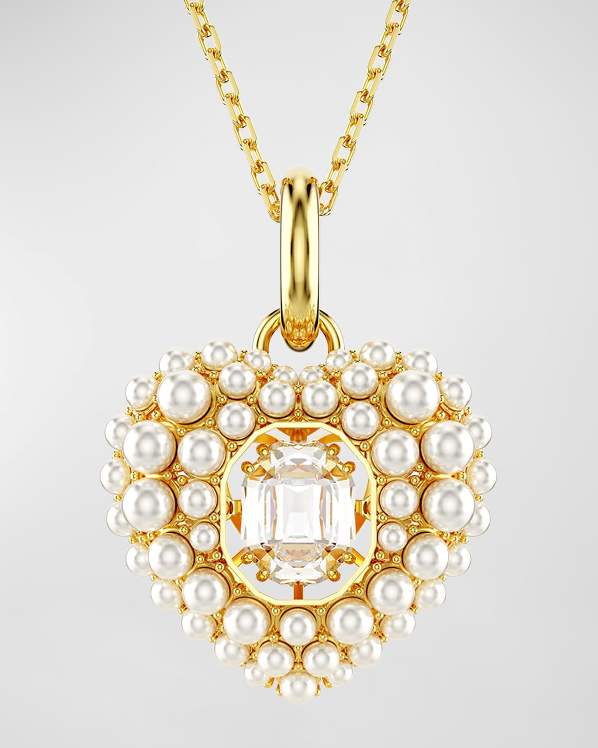 Hyperbola Heart Pendant Necklace, Gold | Neiman Marcus