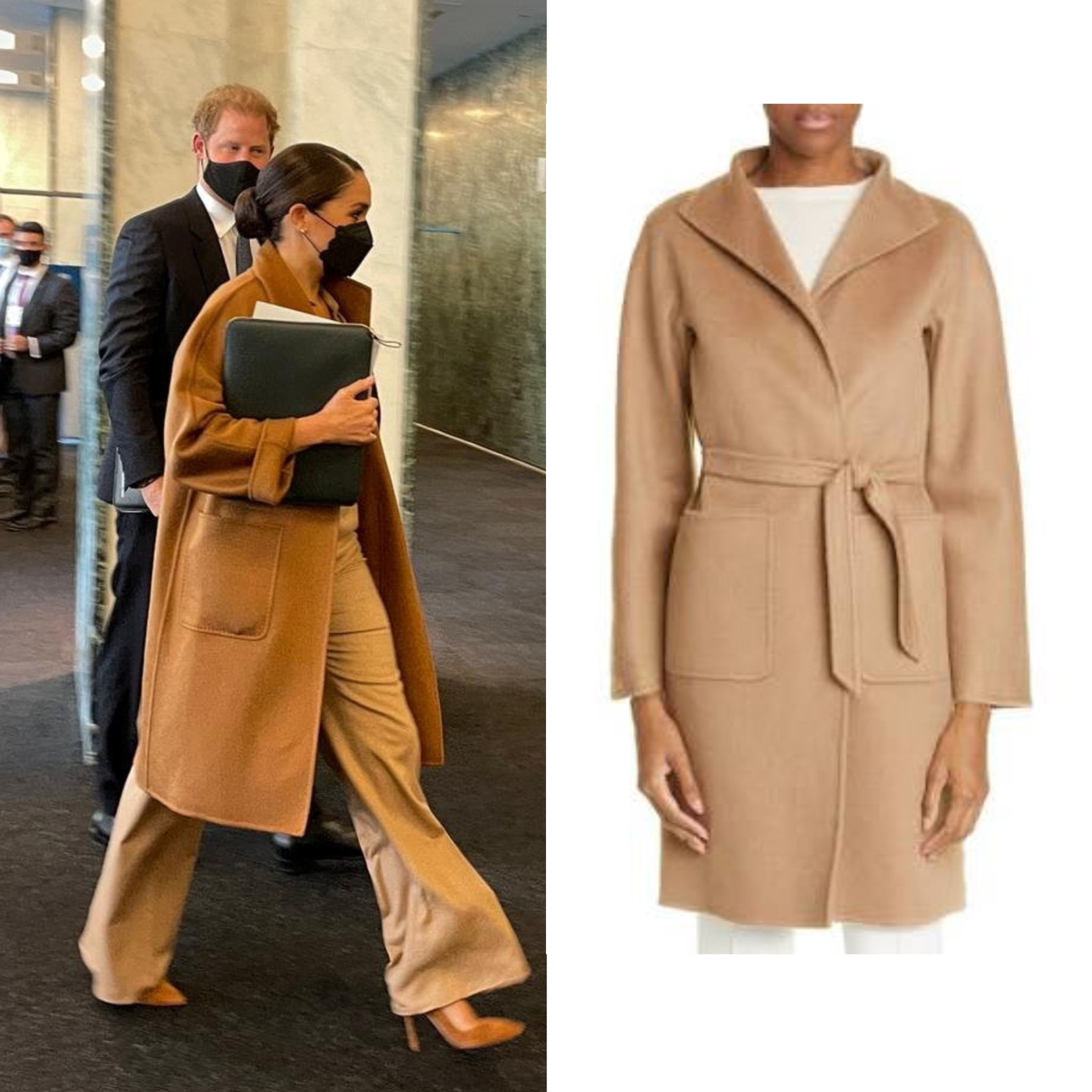 Max mara lilia cashmere sale wrap coat