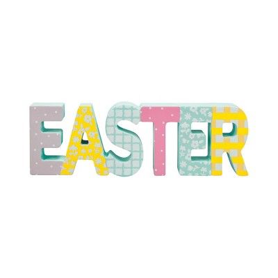 Easter Wood Free Standing Sign - Spritz&#8482; | Target