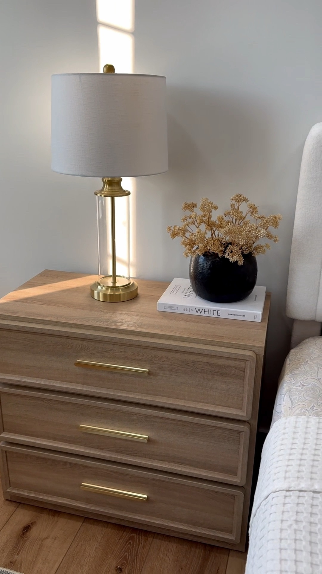 Picking back up on this bedroom makeover series🤍

Life has been busy, but I’m excited to finally share the next part — styling the nightstands today in a soft, simple, and timeless way ✨

Follow @momto7_  and comment NIGHTSTANDS — I’ll send you the direct link to shop🤍
.
.
.
.
#bedroommakeover #bedroomrefresh #neutralhome #home #modernhome #homeinspo #bedroominspo #cozyhomevibes #homestylingideas #homeaesthetic #bedroomdesign #bedroom #barndominium #modernbedroom #homedetails #barndominium #roomrefresh #cozyseason 

#LTKSaleAlert #LTKHoliday #LTKHome