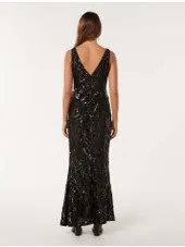 Marlena V-Neck Sequin Gown | Ever New (CA)