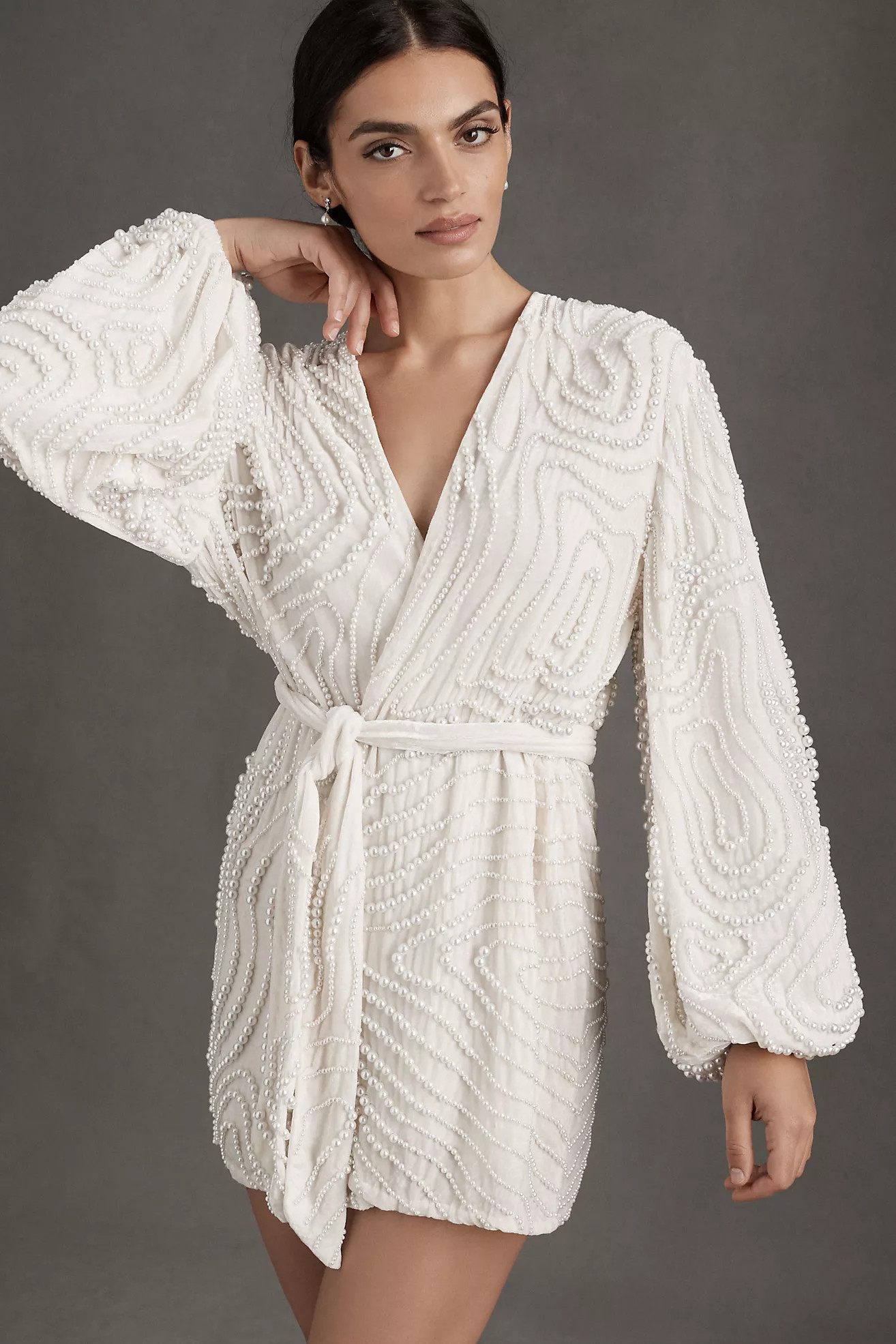 Retrofete Gabrielle Sequin Robe Mini Dress | Anthropologie (US)