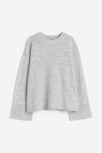 Sweater - Beige melange/striped - Ladies | H&M US | H&M (US + CA)