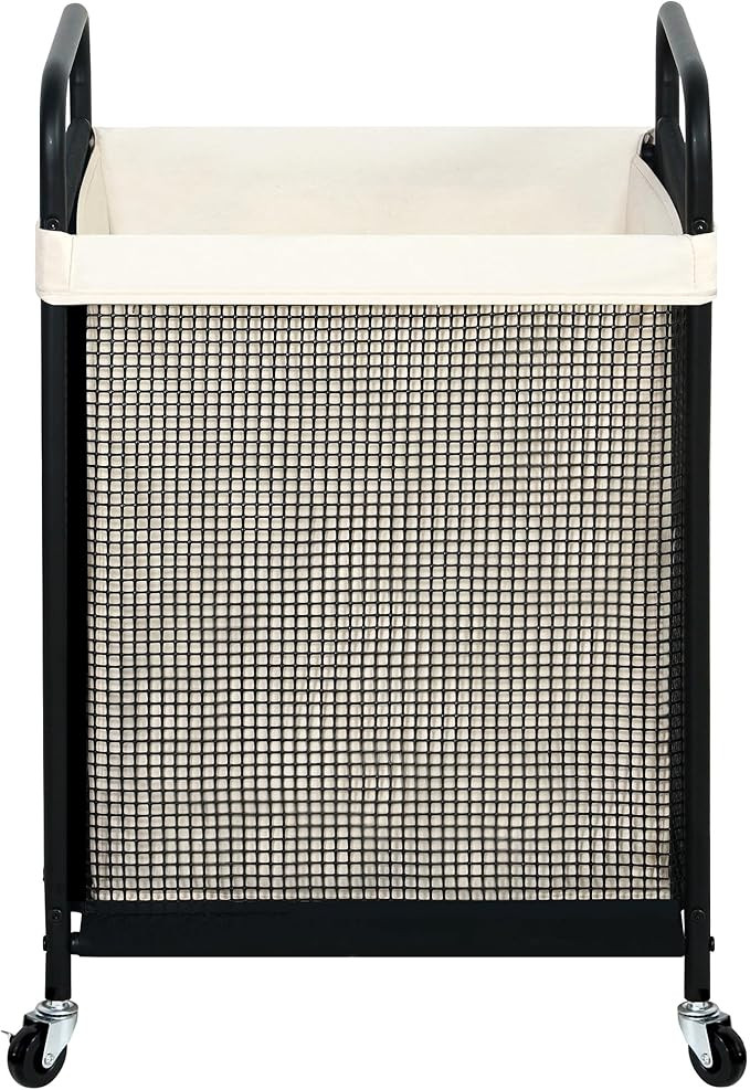 STO STO Laundry Hamper, 90L Rolling Laundry Sorter Cart with Removable and Washable Liner Bag, Cl... | Amazon (US)